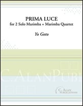Prima Luce for Two Marimba Soloists and Marimba Quartet cover